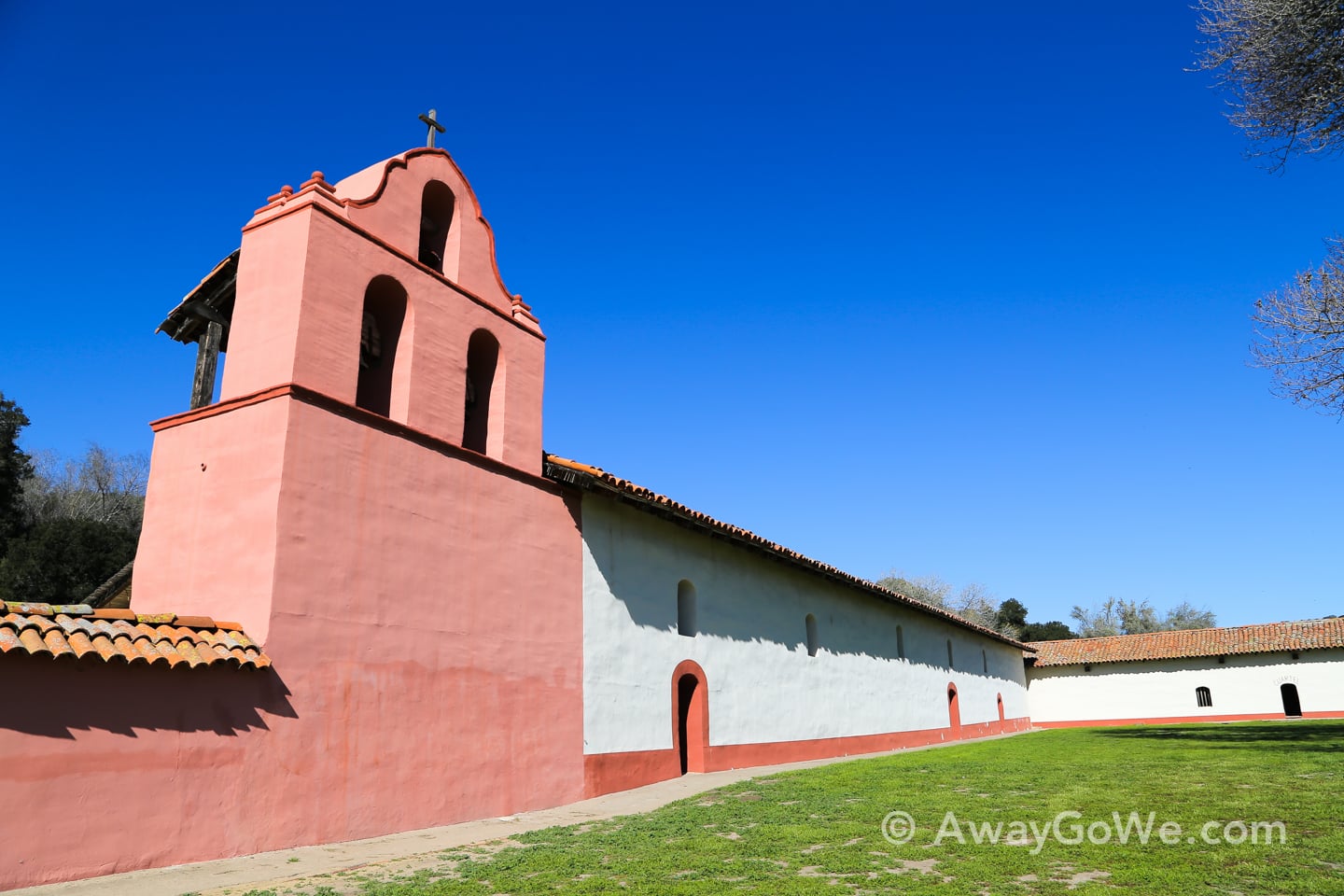 La Purisima Mission Lompoc California bell tower