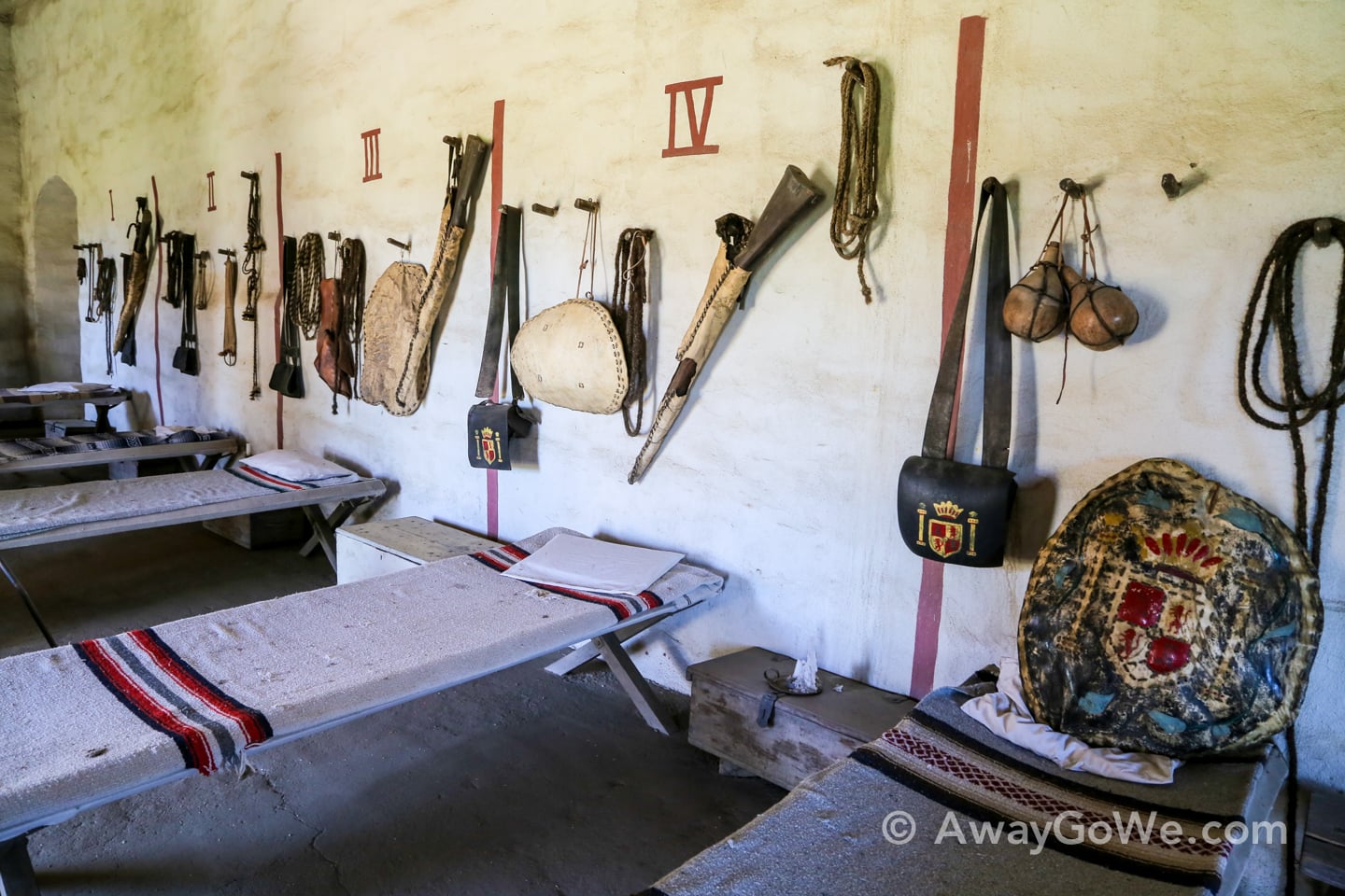 Spanish soldiers quarters La Purisima Mission