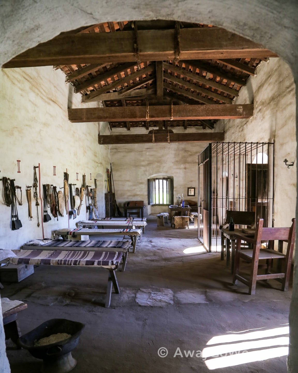 La Purisima Mission soldiers quarters